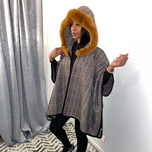 Stylish Shawl with Hoodie